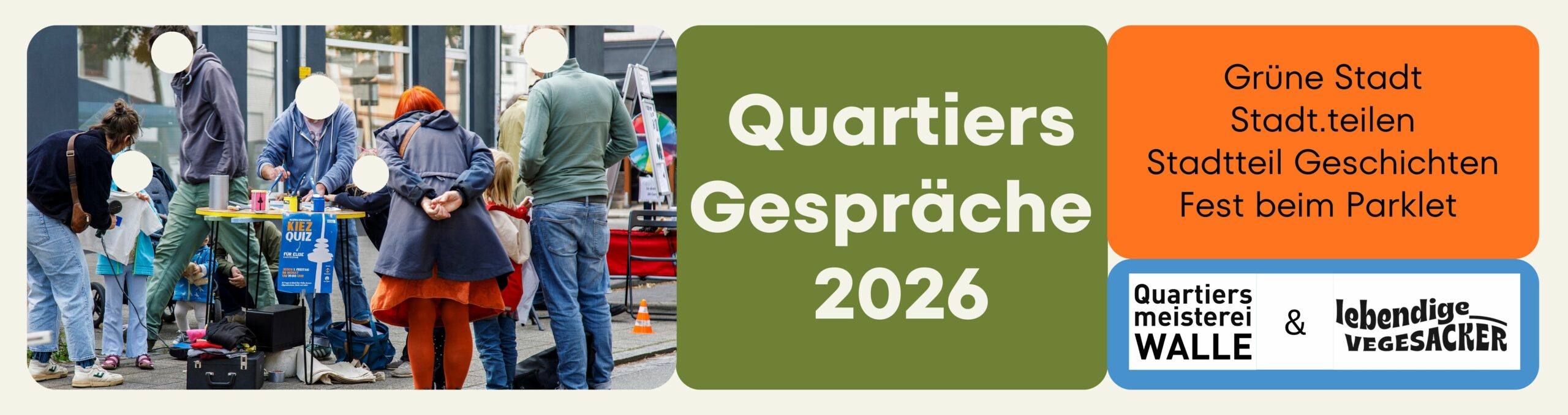Save the date Quartiersgespräche 2026