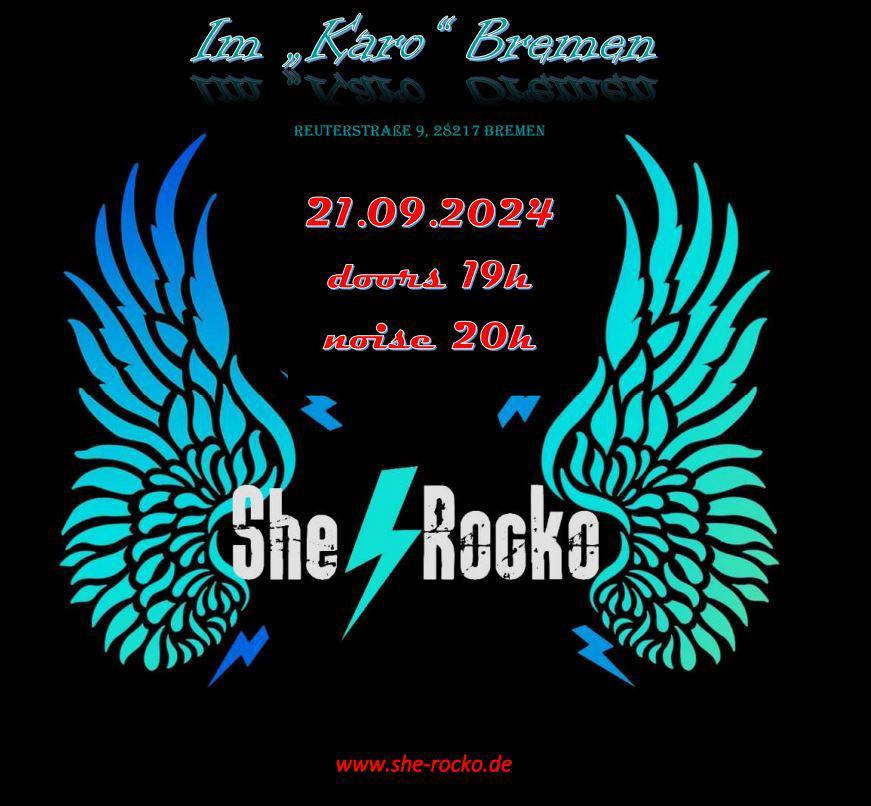 Karo-Konzert: She-Rocko (Cover-Band aus Bremen)