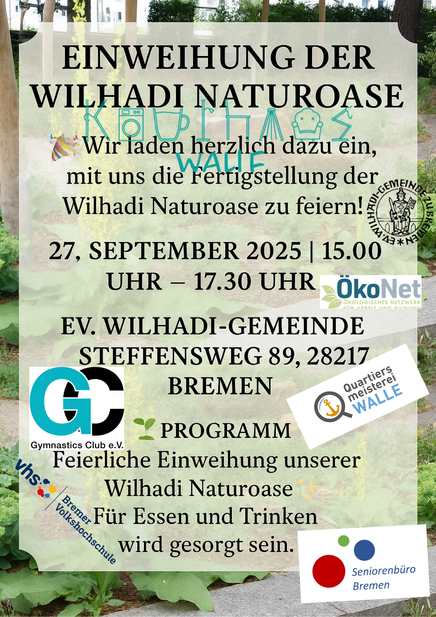 Einweihung der Wilhadi Naturoase