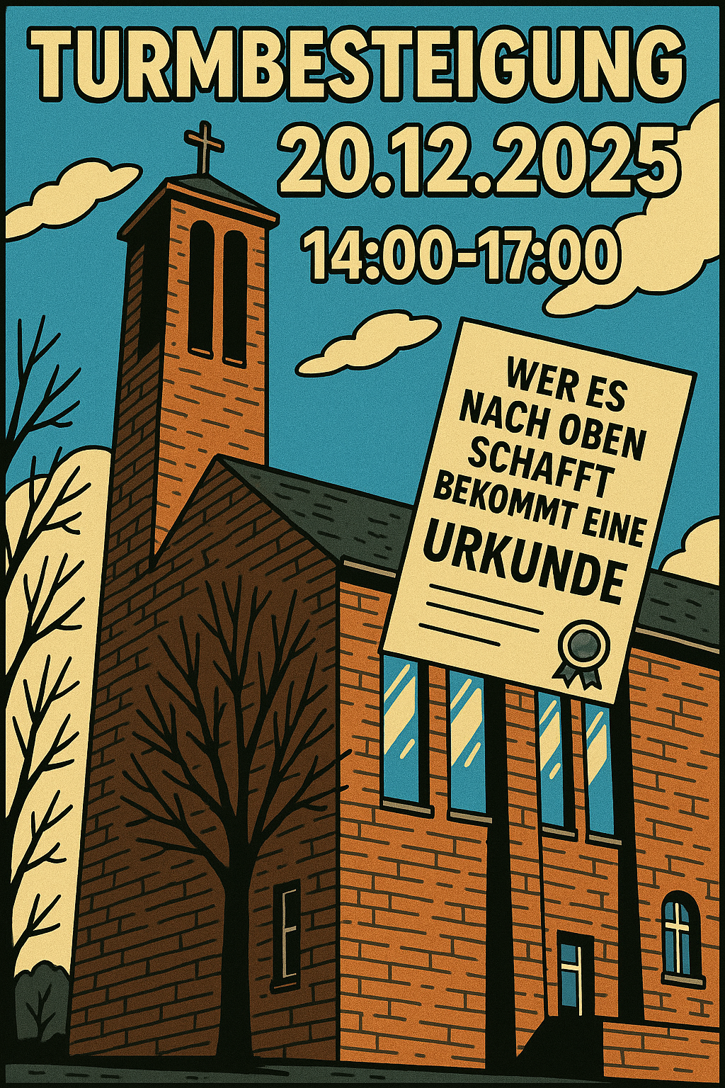 Turmbesteigung mit Urkunde – Ev.Wilhadi-Gemeinde